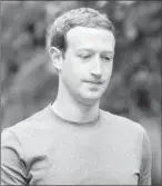  ??  ?? Mark Zuckerberg