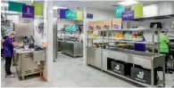  ?? — Supplied photo ?? The JLT site is equipped with six kitchen spaces which can be used to prepare restaurant-quality meals.