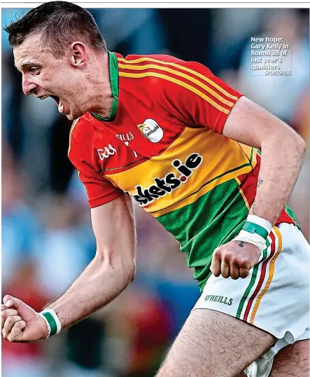  ?? SPORTSFILE ?? New hope: Gary Kelly in Round 3B of last year’s qualifiers