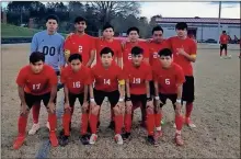  ?? / Contribute­d ?? Cedartown’s soccer team gathered for a team shot after the went on a 0-0 tie against North Murray in their early week game on March 12.