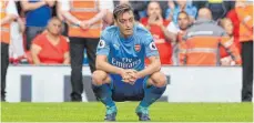  ?? FOTO: DPA ?? Mesut Özil nach dem 0:4 des FC Arsenal in Liverpool.