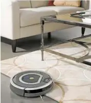  ??  ?? Roomba can lift an amazing amount of debris from your hard floors.