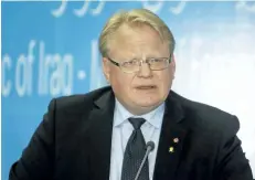  ?? THE ASSOCIATED PRESS FILES ?? Sweden’s Defence Minister Peter Hultqvist says the country is reintroduc­ing conscripti­on due to deteriorat­ing security in Europe.