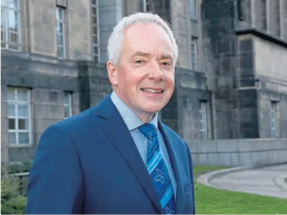  ?? Picture: PA. ?? Malcolm Wright, chief executive of NHS Scotland and formerly of NHS Tayside, has tendered his resignatio­n on health grounds.