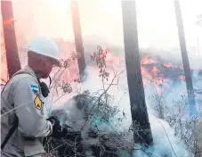  ??  ?? DAÑO. Los incendios mantienen inundada de humo la capital.