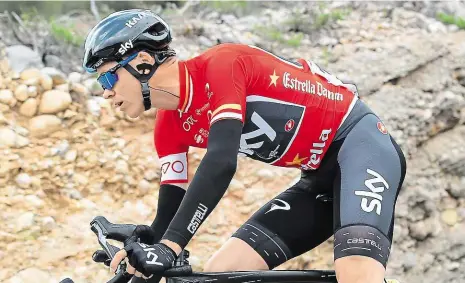  ?? Foto: Profimedia ?? Čekání na vítězství Chris Froome byl letos 30. Kolem Katalánska, 18. Kolem Romandie a 4. na Dauphiné. Za necelé tři týdny čeká Tour.