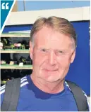  ??  ?? Cambuslang man Charlie Wylie, 68, is backing Belgium. The Celtic fan said: “They’ve not got a bad side. They’ve got a lot of good players like big Dedryck Boyata at the back.”
