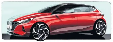  ??  ?? Hyundai 120, design sketch