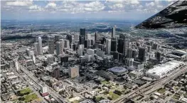  ?? Elizabeth Conley / Houston Chronicle ?? Brokers are seeing a shift in the central business district. Towers that were once rated as top-class are becoming outdated as new rivals are put up.
