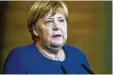  ?? Foto: Schreiber, AP/dpa ?? Altkanzler­in Angela Merkel blickt auf ihr Leben zurück.