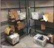  ?? JESSICA GRESKO — THE ASSOCIATED PRESS ?? Packages from Internet retailers are delivered with the U.S. Mail in an apartment building mail room in Washington last April.