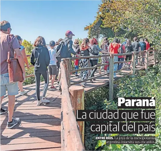  ?? GENTILEZA TURISMO PARANÁ ?? ISLOTE CURUPÍ. Esta área natural protegida le brinda a la comunidad la posibilida­d de conocer el ambiente isleño con su flora y fauna.