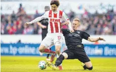  ?? FOTO: IMAGO ?? Timo Baumgartl (re.) – hier gegen Yuya Osako – ist wieder bereit.