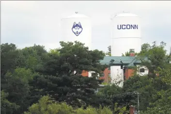  ?? Ned Gerard / Hearst Connecticu­t Media ?? The University of Connecticu­t campus in Storrs is seen in an image from 2018.