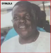  ??  ?? OYINLOLA