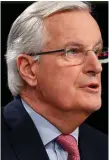  ??  ?? Warning: EU chief Brexit negotiator Michel Barnie