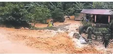  ?? FOTO: ACTION MEDEOR ?? Überschwem­mungen und Erdrutsche haben in Guatemala Brücken, Straßen und Häuser zerstört.