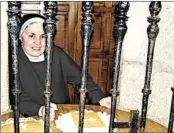  ??  ?? Nuns throughout Spain bake and sell many specialty treats, like these almond cakes in Santiago de Compostela.