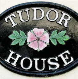  ??  ?? Badge of honour: All houses should have a name, says Glenn Burrell of Finnegan Menton