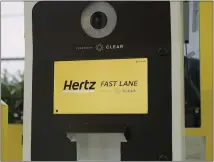  ?? HERTZ FAST LANE POWERED BY CLEAR VIA AP IMAGES ??