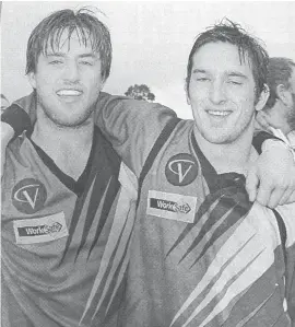 ??  ?? Brothers Robert (left) and Danny Murphy were influentia­l through- out the game, with Robert named best on ground in the win.