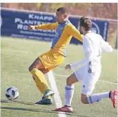  ?? FOTO: BLAZY ?? Moreno Mandel, hier noch für Ratingen am Ball, ist für den VfL Tönisberg ein Gewinn.