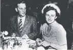  ??  ?? The couple on their first date in 1950.