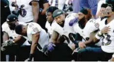  ?? | GETTY IMAGES ?? Las protestas iniciaron en Wembley, donde se disputó el duelo entre Ravens y Jaguars.