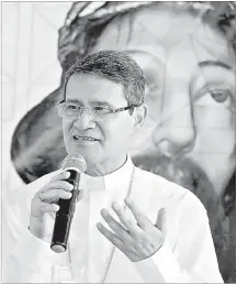  ?? ?? Luis Gerardo Cabrera, arzobispo de Guayaquil, y reelecto presidente de la Conferenci­a Episcopal Ecuatorian­a (CEE).