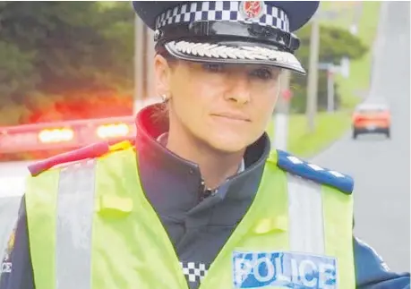  ??  ?? Tania Baron has resigned from her road policing role and has left her husband.