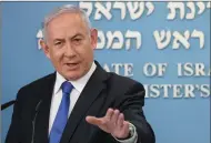  ??  ?? Netanyahu: Architect of a historic deal with the UAE