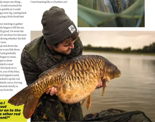  ??  ?? BOTTOM RIGHT: The pick of the pair was this awesome fully scaled mirror. What a fish!