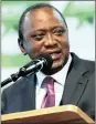  ?? PHOTO: REUTERS ?? President Uhuru Kenyatta: The election re-run has further impacted upon the Kenyan economy.