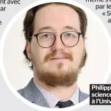  ??  ?? Philippe Dubois, doctorant en science politique et chercheur à l’université Laval