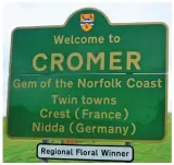  ??  ?? Genteel: But Cromer was rocked by a weekend of unchecked traveller crime