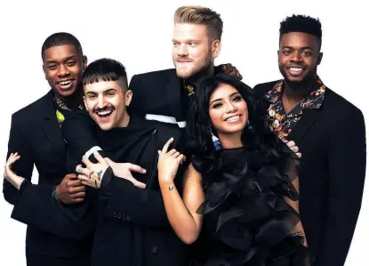  ?? Photo courtesy Jiro Schneider ?? Global a cappella phenomenon Pentatonix performs July 25 at the Walmart Arkansas Music Pavilion in Rogers with special guests Echosmith and Callum Scott.