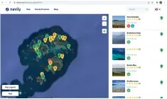  ?? ?? Navily has detailed informatio­n on 20,000 locations