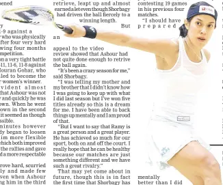  ??  ?? Datuk Nicol David, hunting for a sixth British Open title, was shown the exit by Nou El Sherbini of Egypt in the semi-finals with an 11-6, 2-11, 11-9, 11-6 loss at the Airco Arena, Hull on Saturday. — Bernama file picture