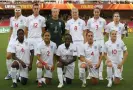  ?? Photograph: Bob Strong/Reuters ?? The England team before the 2009 Euro final with Jill Scott second from the left in the top row and Anita Asante first left in the bottom row. England lost 6-2 to Germany.