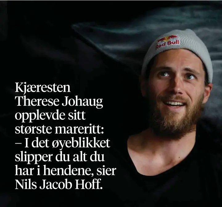  ??  ?? VRAKET: Nils Jakob Hoff forteller om da han måtte ta time out og legge seg på sofaen. Det skjedde da han ble vraket i dobbeltscu­lleren.