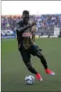  ?? DIGITAL FIRST MEDIA FILE PHOTO ?? CJ Sapong scored against the New Englad Revolution on Sunday.