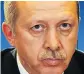  ??  ?? LATTER-DAY SULTAN: Authoritar­ian Turkish President Recep Erdogan