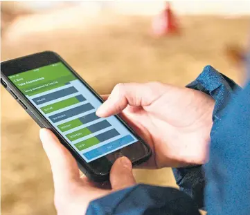  ??  ?? GOOD WELFARE: New app helps farmers to understand their animals’ emotional state.