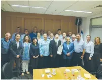  ?? (Courtesy) ?? DEPUTY DEFENSE MINISTER Eli Ben-Dahan meets with a delegation of Mexican Jewish leaders.