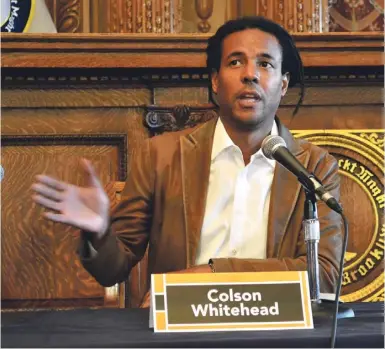  ?? FOTO: WIKIMEDIA COMMONS ?? Colson Whitehead, autor Zóny jedna.