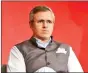  ??  ?? Omar Abdullah at the book launch.