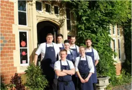  ??  ?? The team at L’Ortolan are looking forward to welcoming you to its Michelin starring dining experience