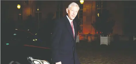  ?? MIGUEL MEDINA/AFP/GETTY IMAGES ?? Dominic Barton, 56, is Canada’s new ambassador to China. Barton helped shape the economic policies of Prime Minister Justin Trudeau’s government and has deep ties to China’s ruling elites. However, he lacks diplomatic experience.
