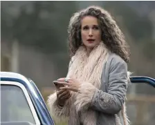  ?? ?? WELL DRAWN: Andie MacDowell plays Paula, an artist with mental health issues.