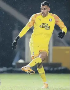  ?? ?? Goalkeeper Daniel Gyollai had a week-long Pompey trial last summer